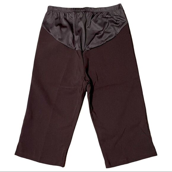 My Li’l Bump Pants - My Li’l Bump Brown Maternity Soft Bermuda Shorts Sz M NWT